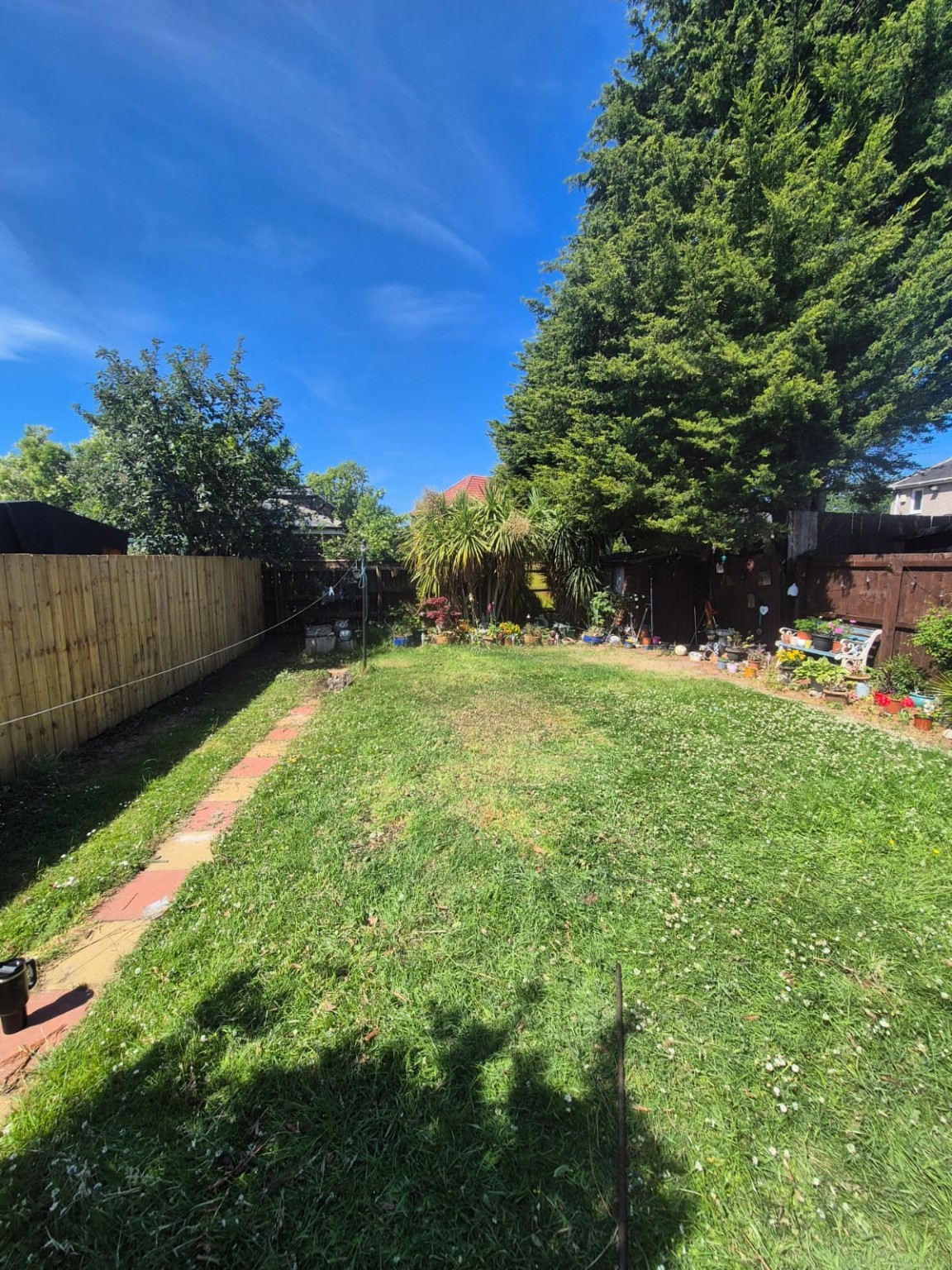 After: Garden timber clearance