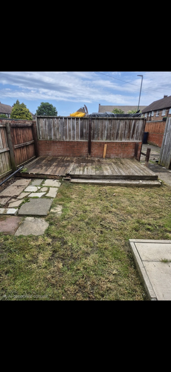 After: Garden structure clearance
